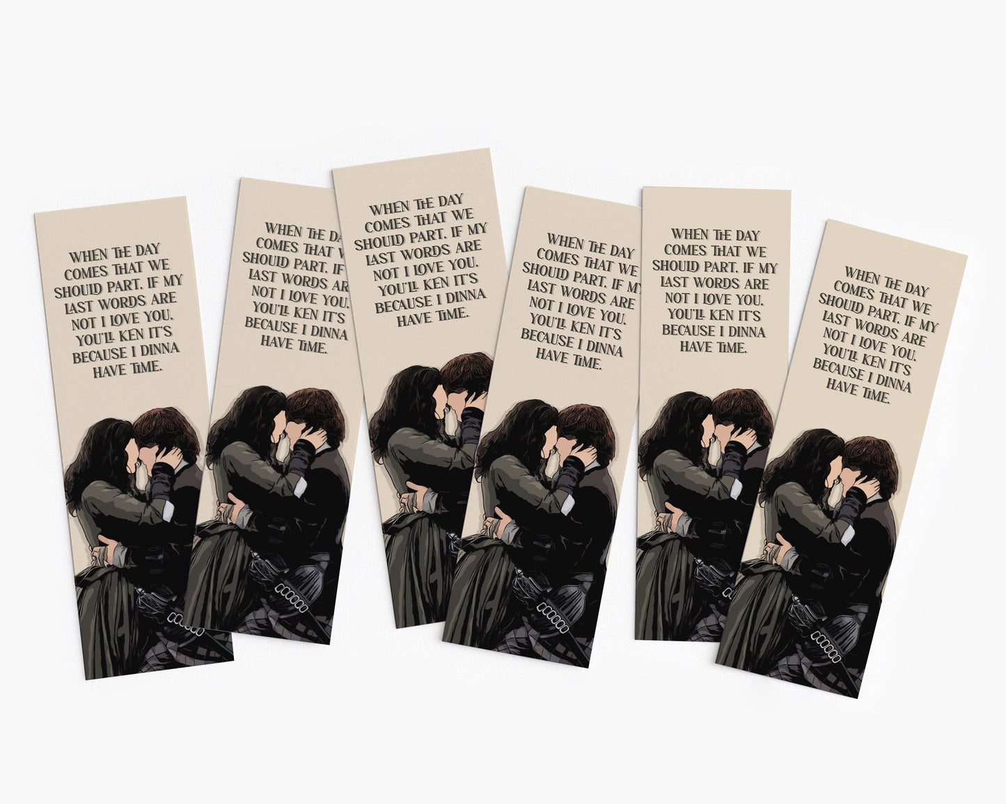 When the Day Comes - Outlander Bookmark