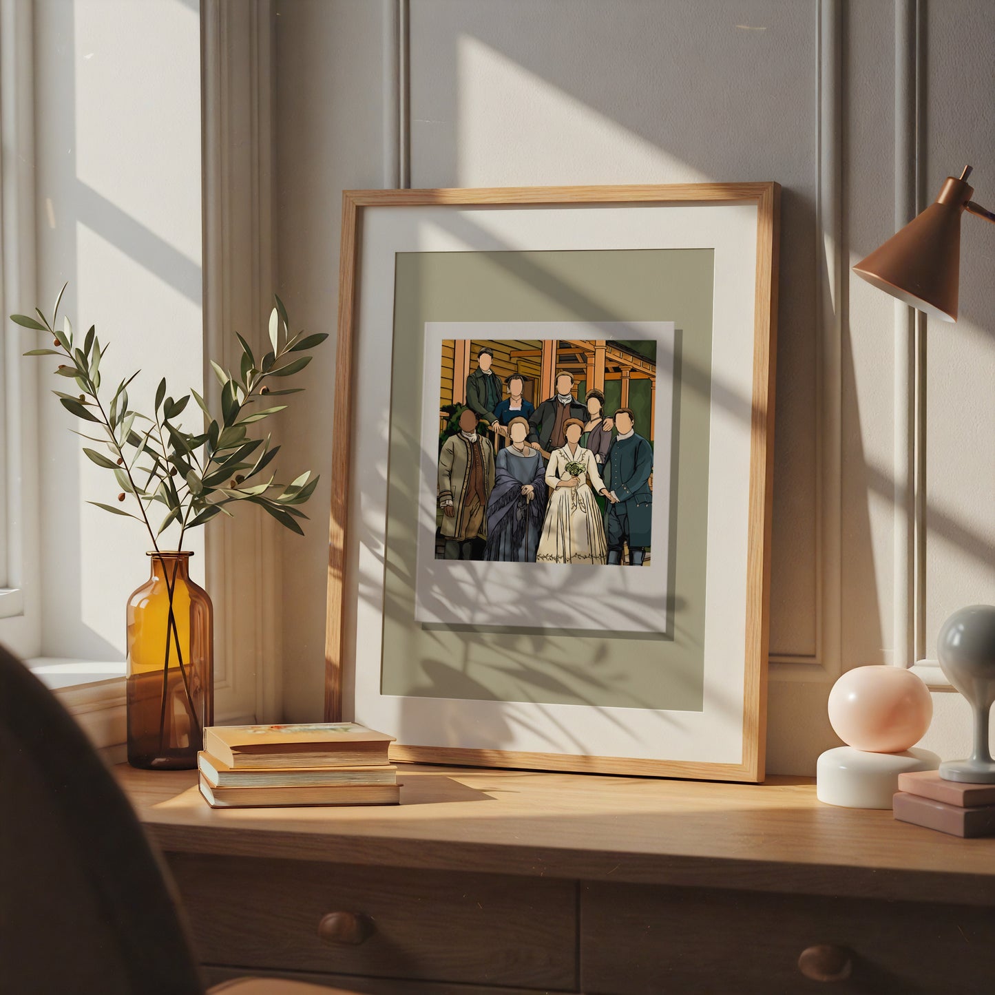 Outlander - MacKenzie/Fraser Wedding Polaroid Print