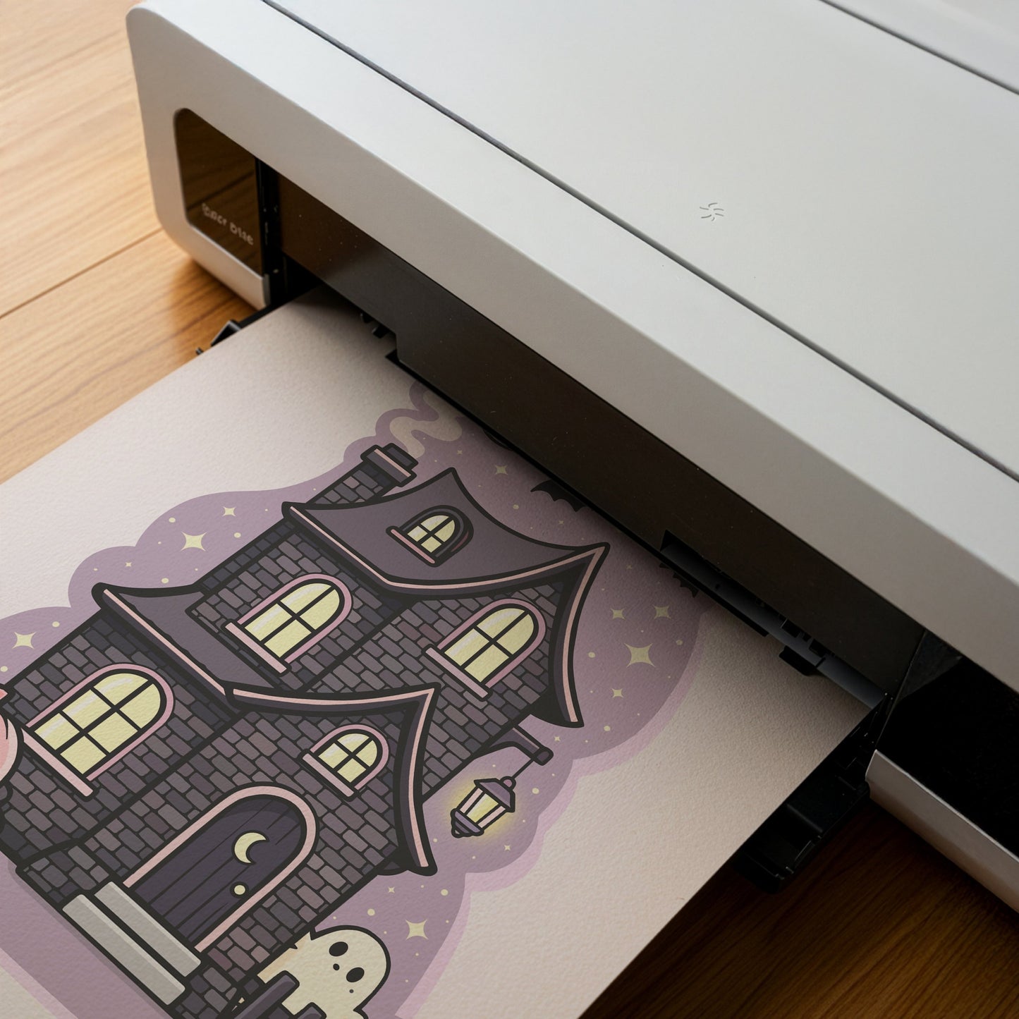 Cute Haunted House Print