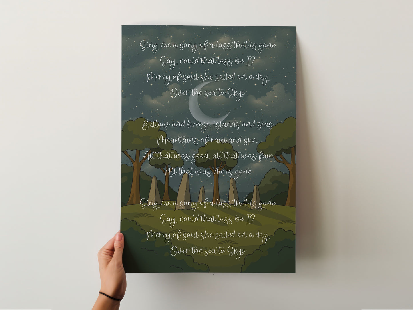 Outlander - The Skye Boat Song Print