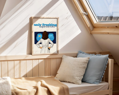 Amelia Shepherd - Only Freaking Superheroes Print