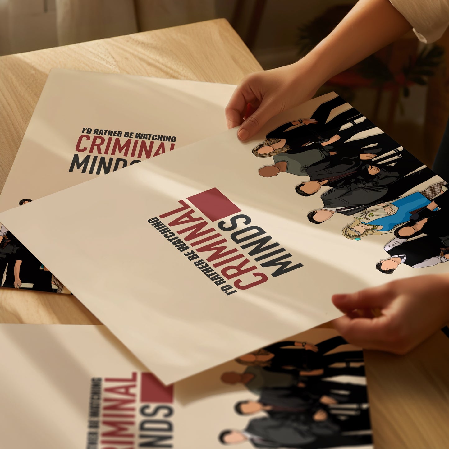 I’d Rather be Watching Criminal Minds Print
