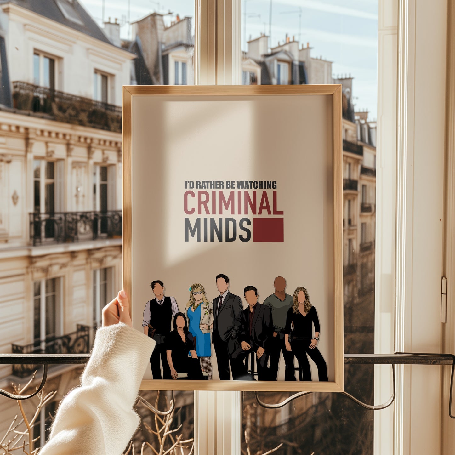 I’d Rather be Watching Criminal Minds Print