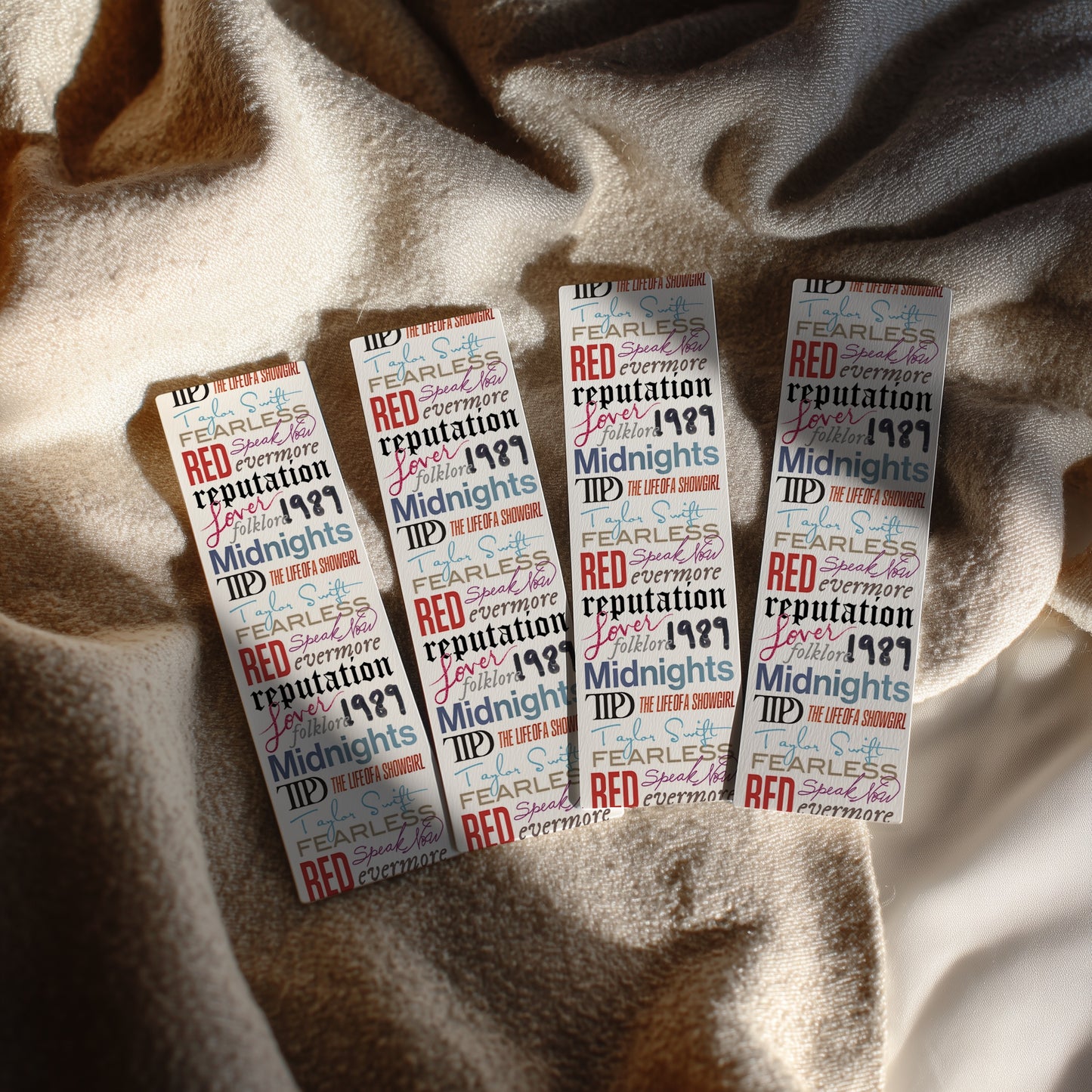 Taylor Swift Albums Bookmark