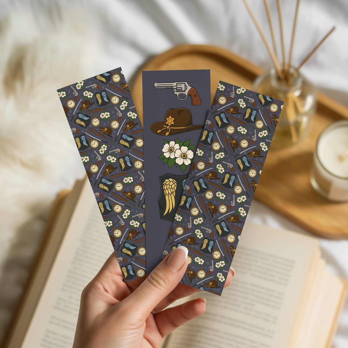 The Walking Dead Icons Bookmark