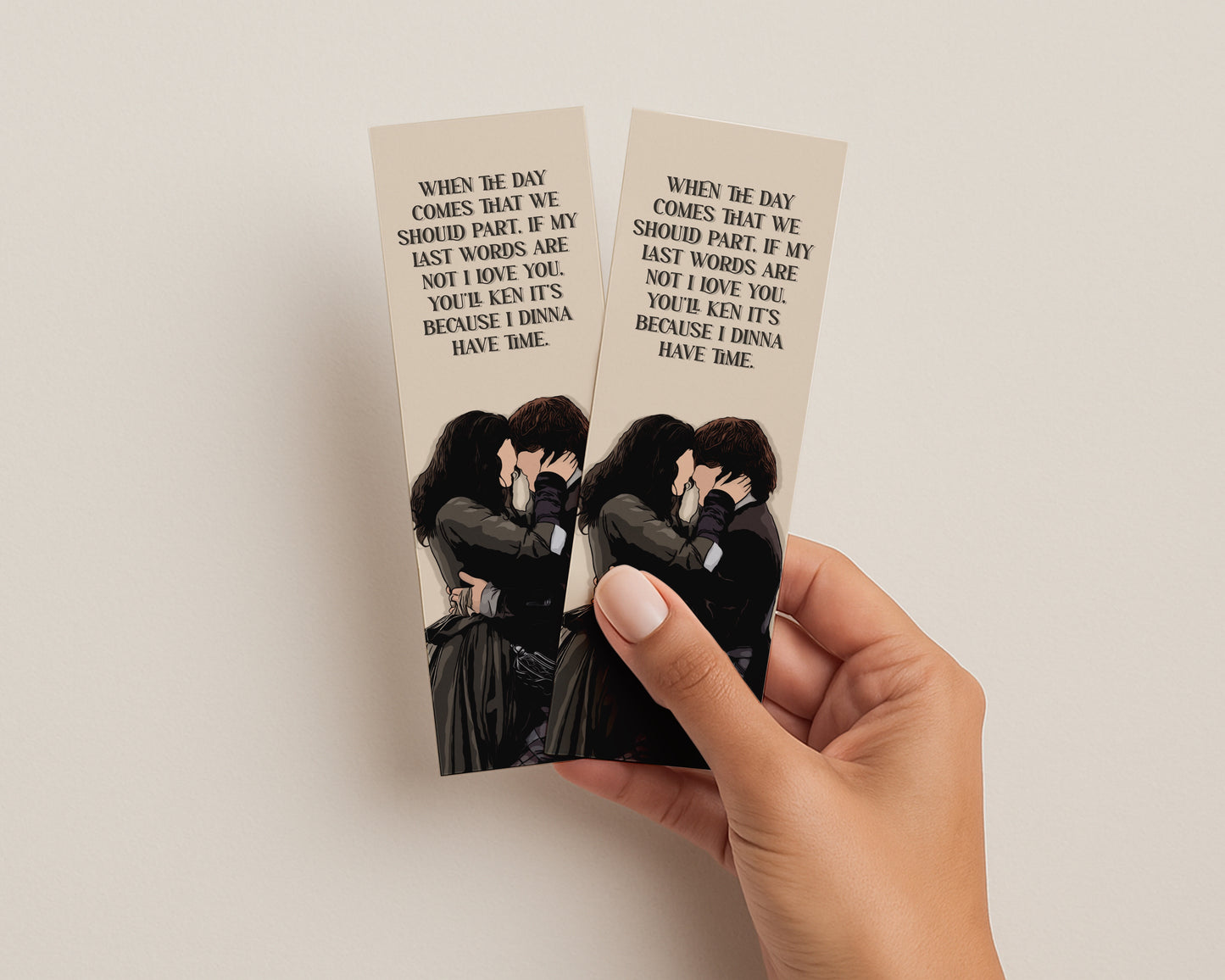 When the Day Comes - Outlander Bookmark