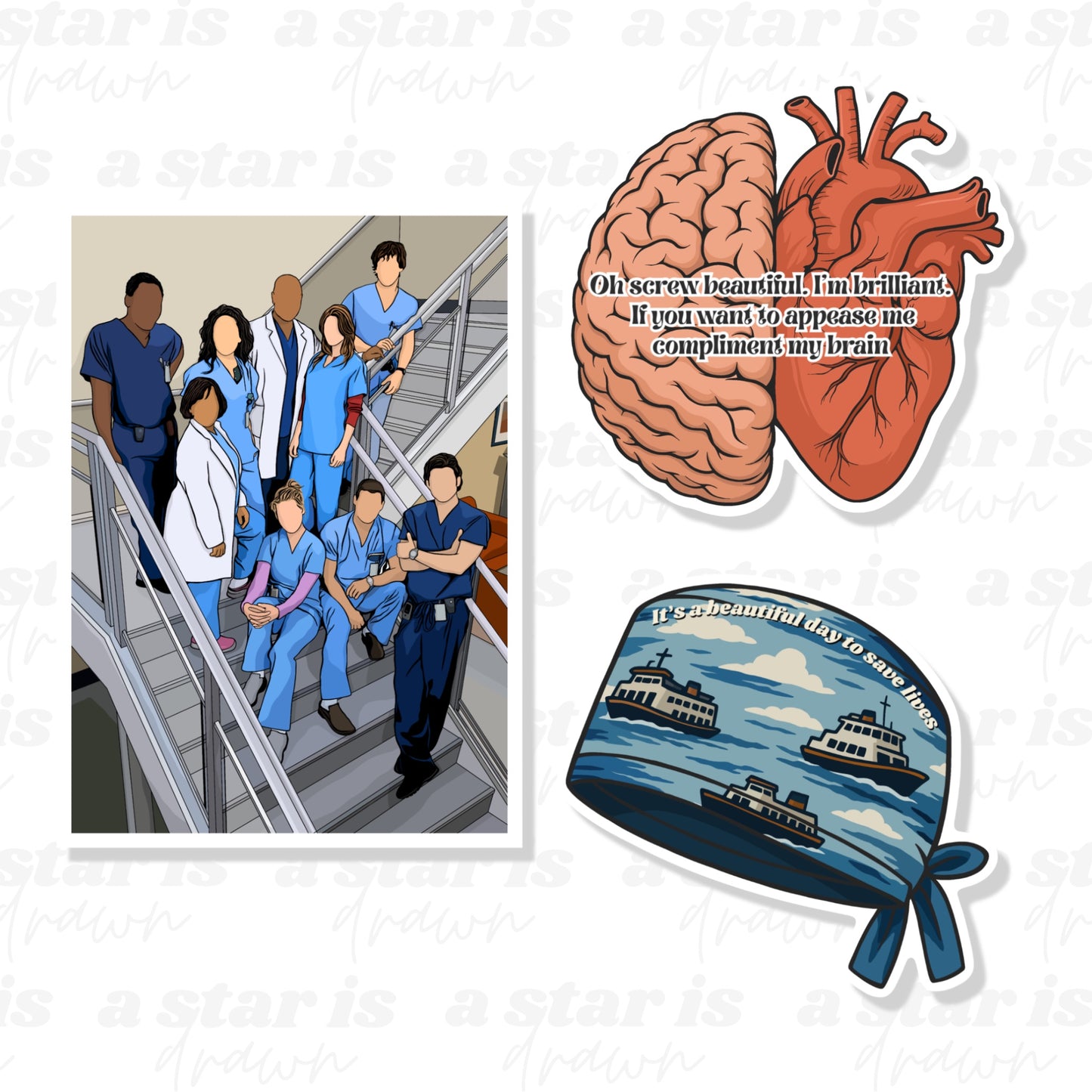 Greys Anatomy Stickers