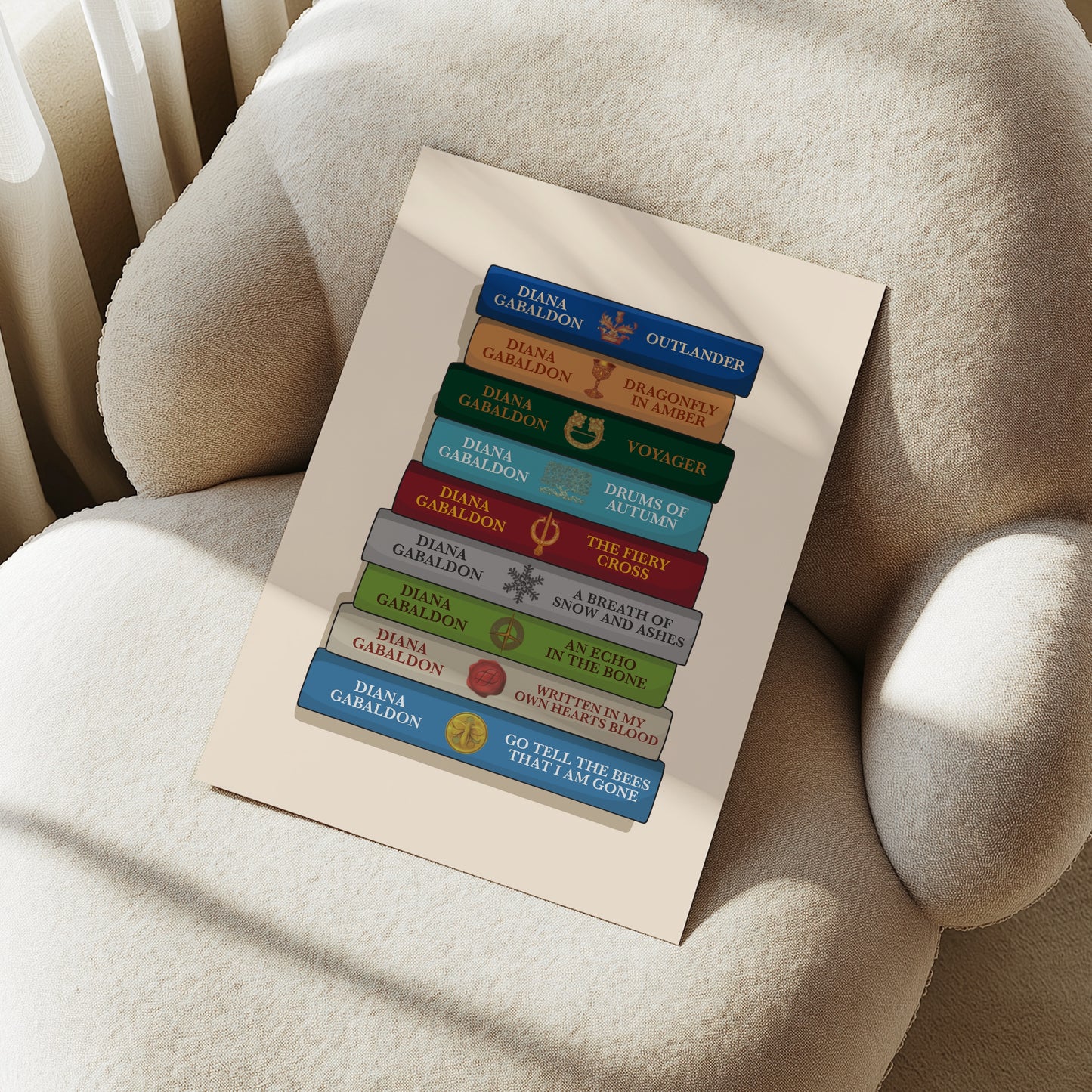Outlander Book Series Print