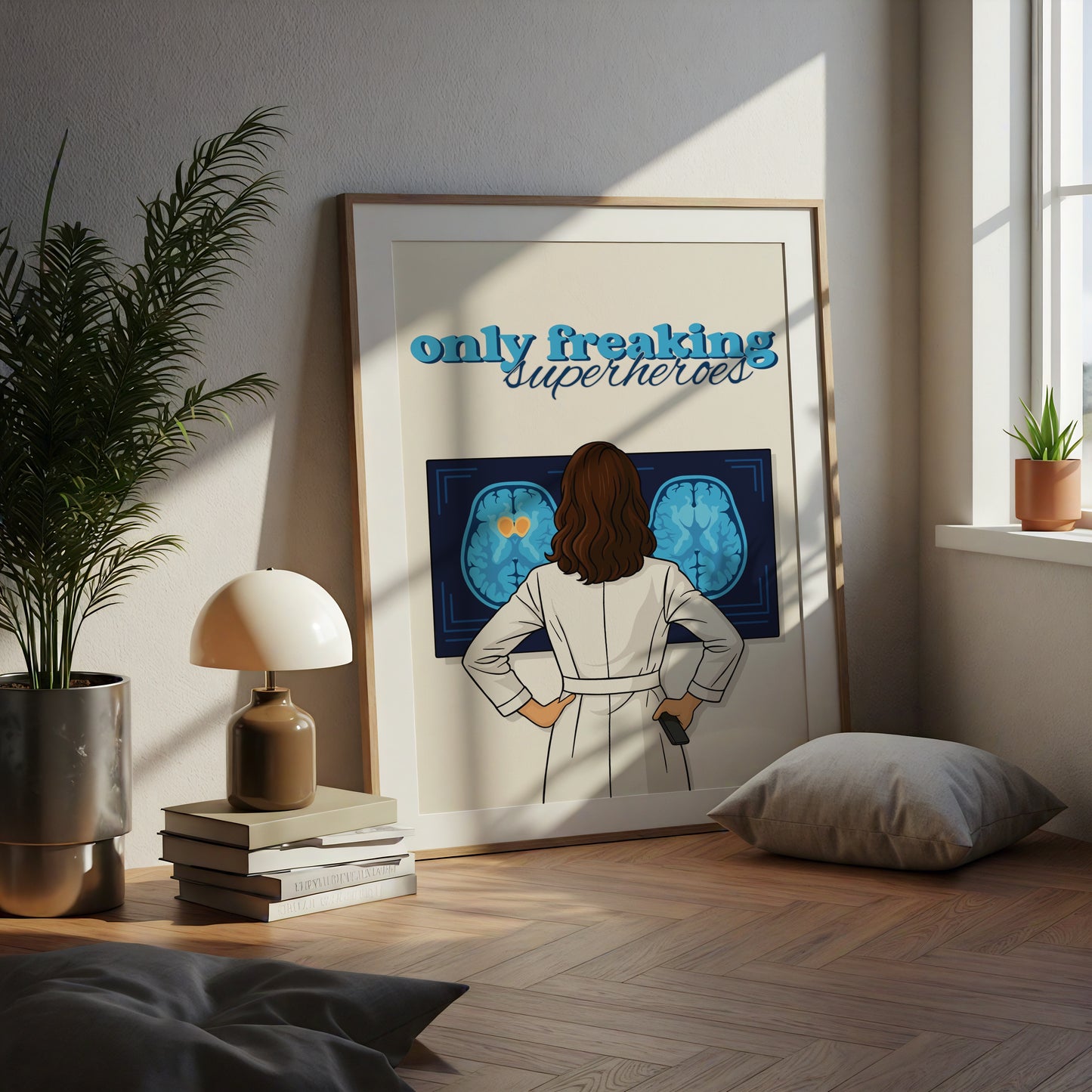 Amelia Shepherd - Only Freaking Superheroes Print