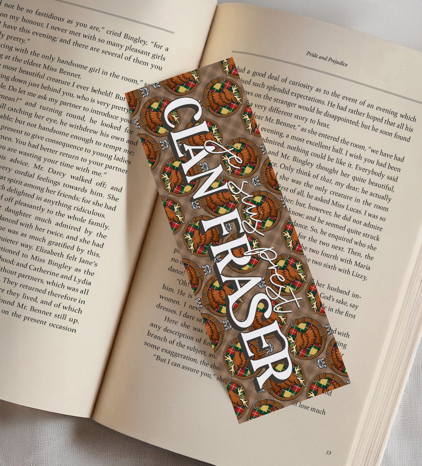 Je Suis Prest - Clan Fraser Bookmark