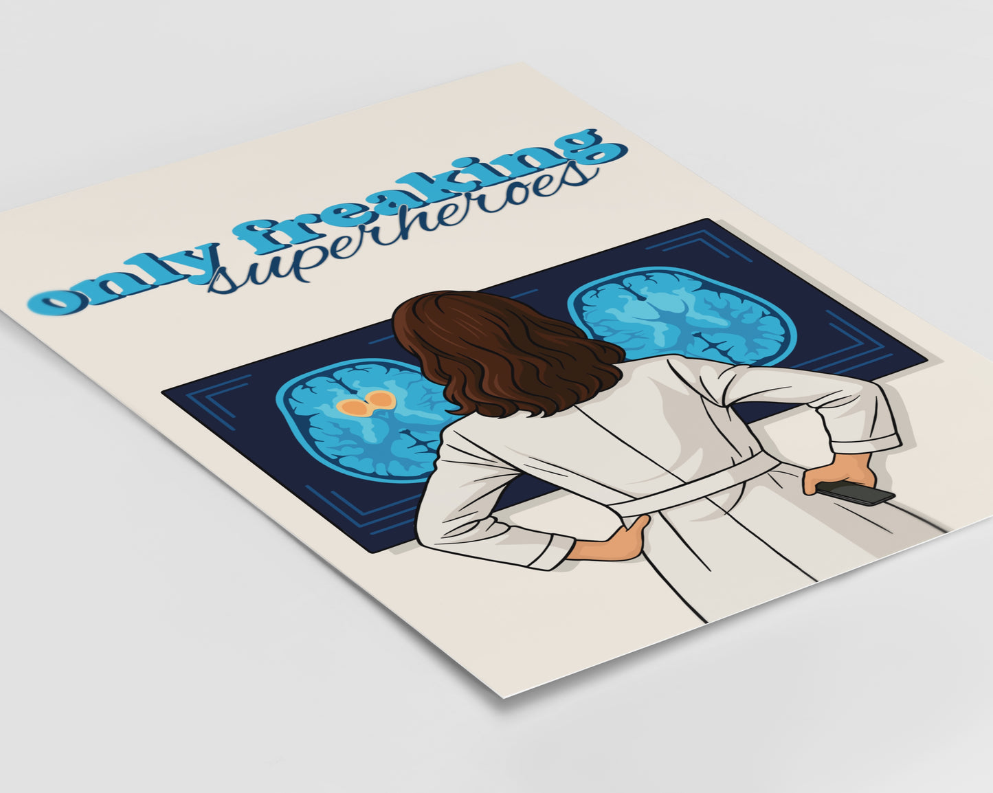 Amelia Shepherd - Only Freaking Superheroes Print