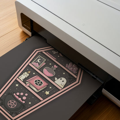 Witchy Bookshelf Print