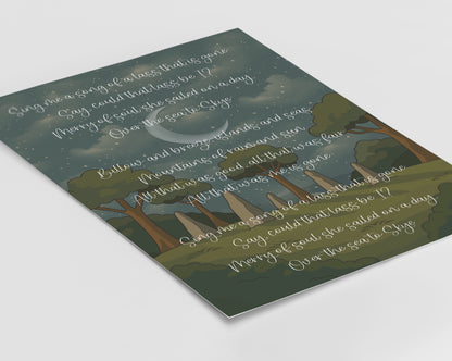 Outlander - The Skye Boat Song Print