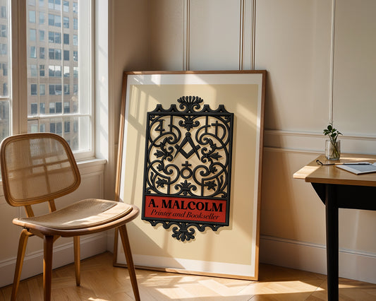Outlander - A. Malcolm/Jamie’s Shop Print