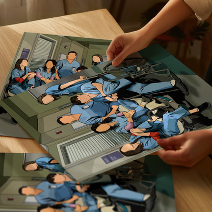 Greys Anatomy - MAGIC Interns Print