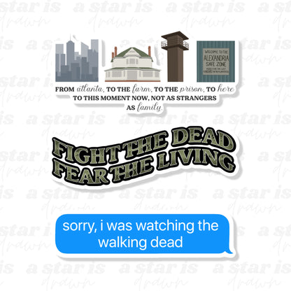 The Walking Dead Stickers