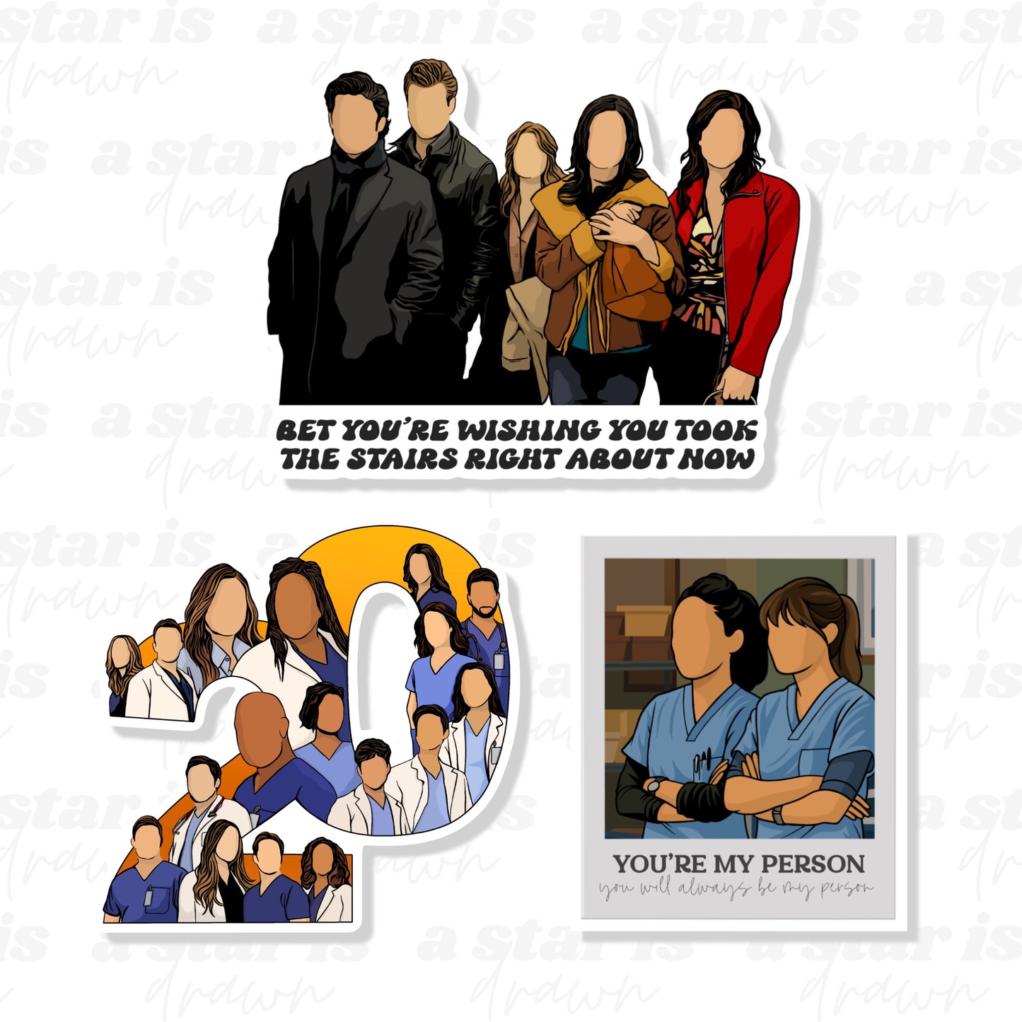 Greys Anatomy Stickers