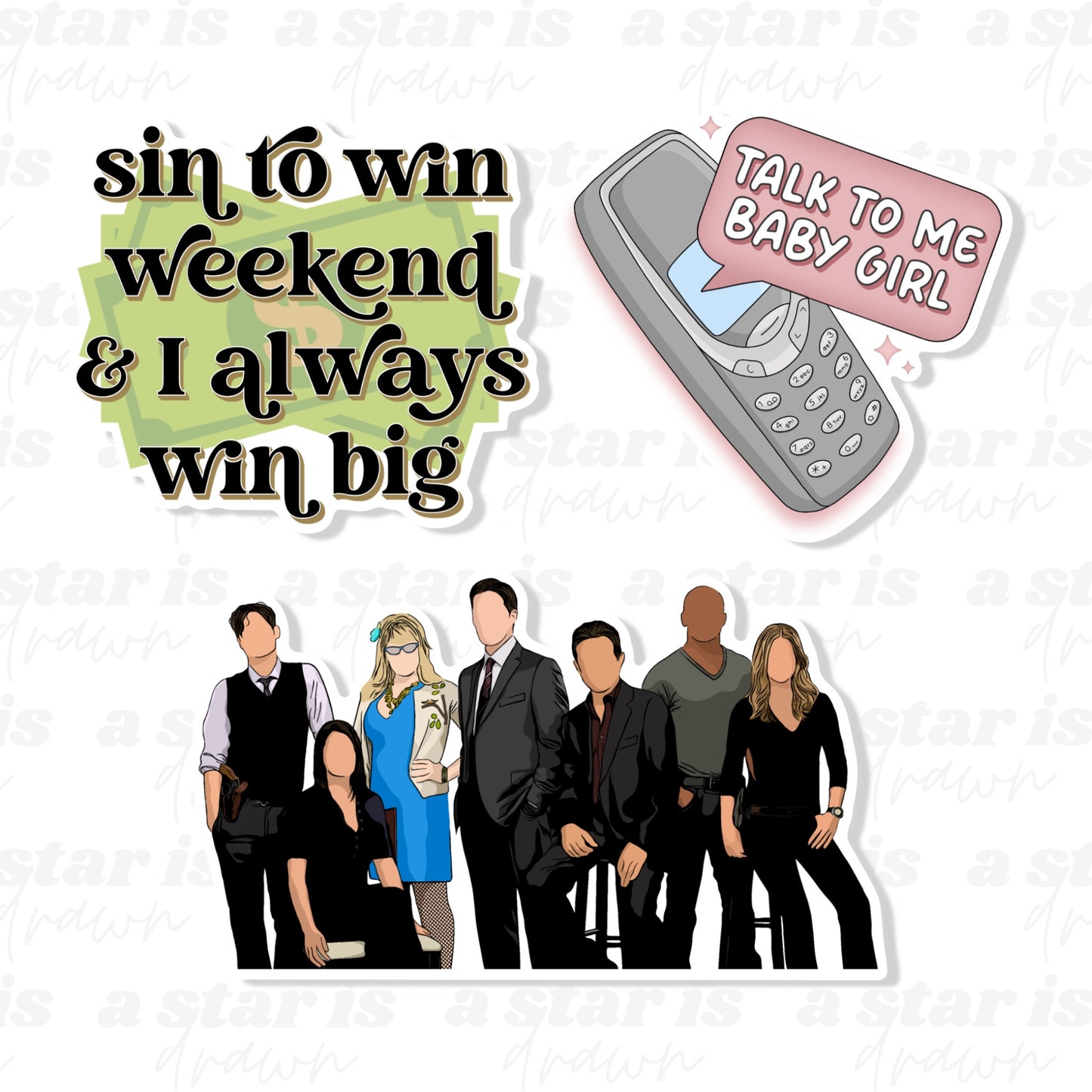 Criminal Minds Stickers