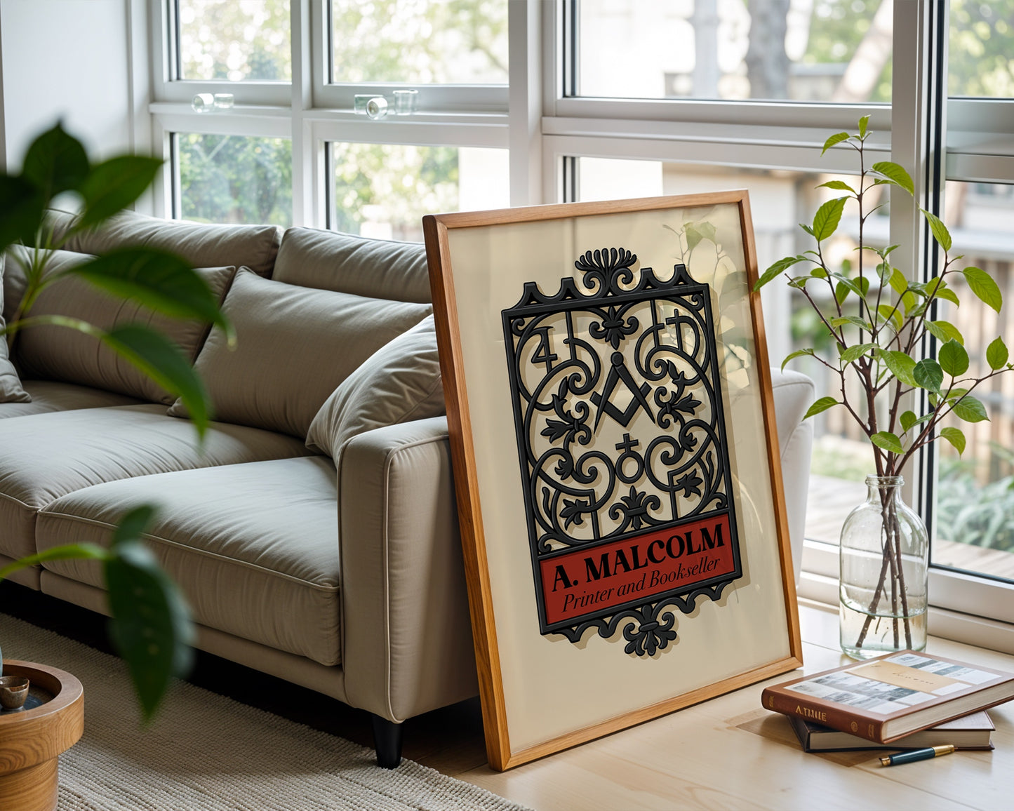 Outlander - A. Malcolm/Jamie’s Shop Print