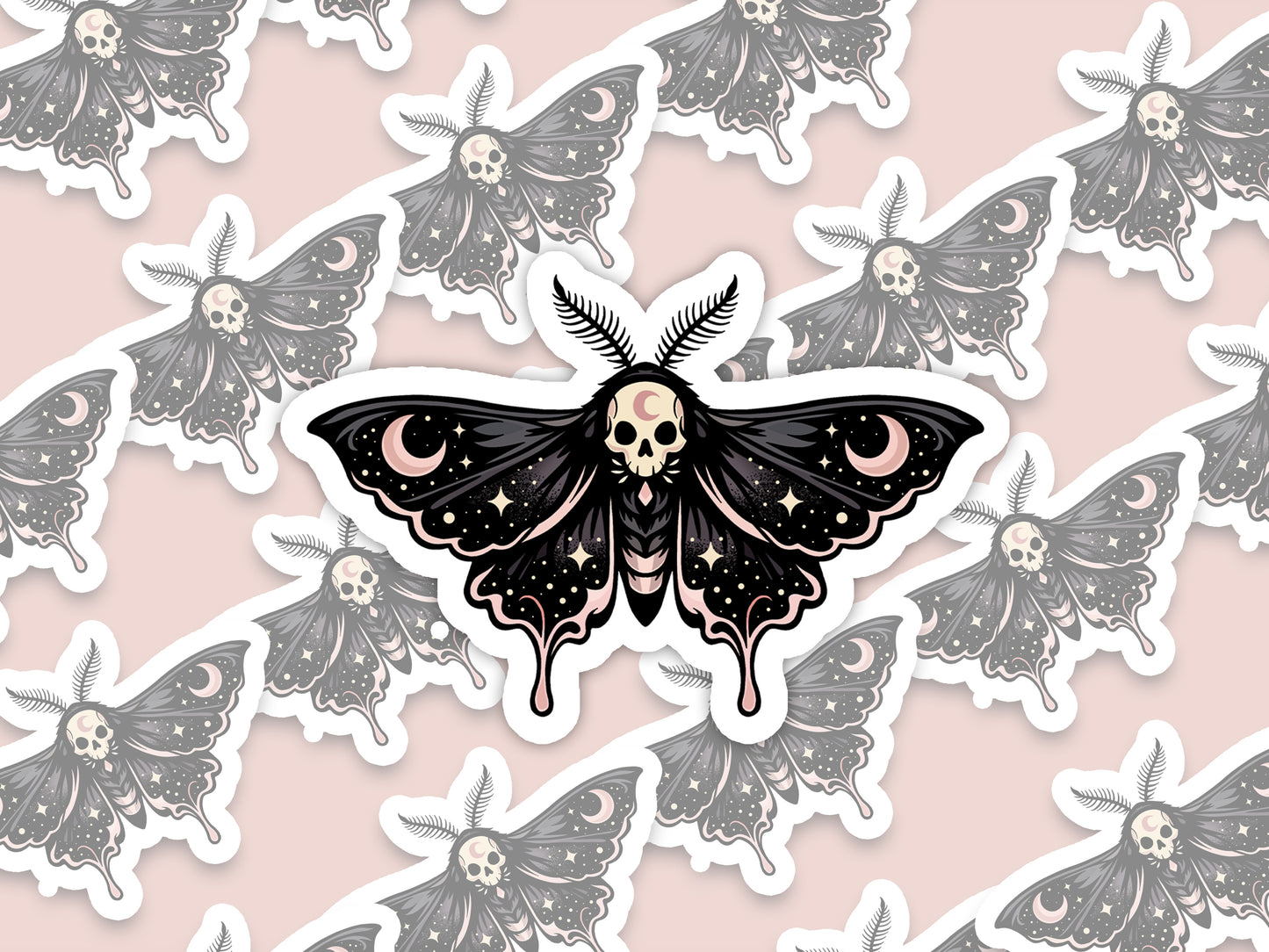 Celestial Moth Sticker