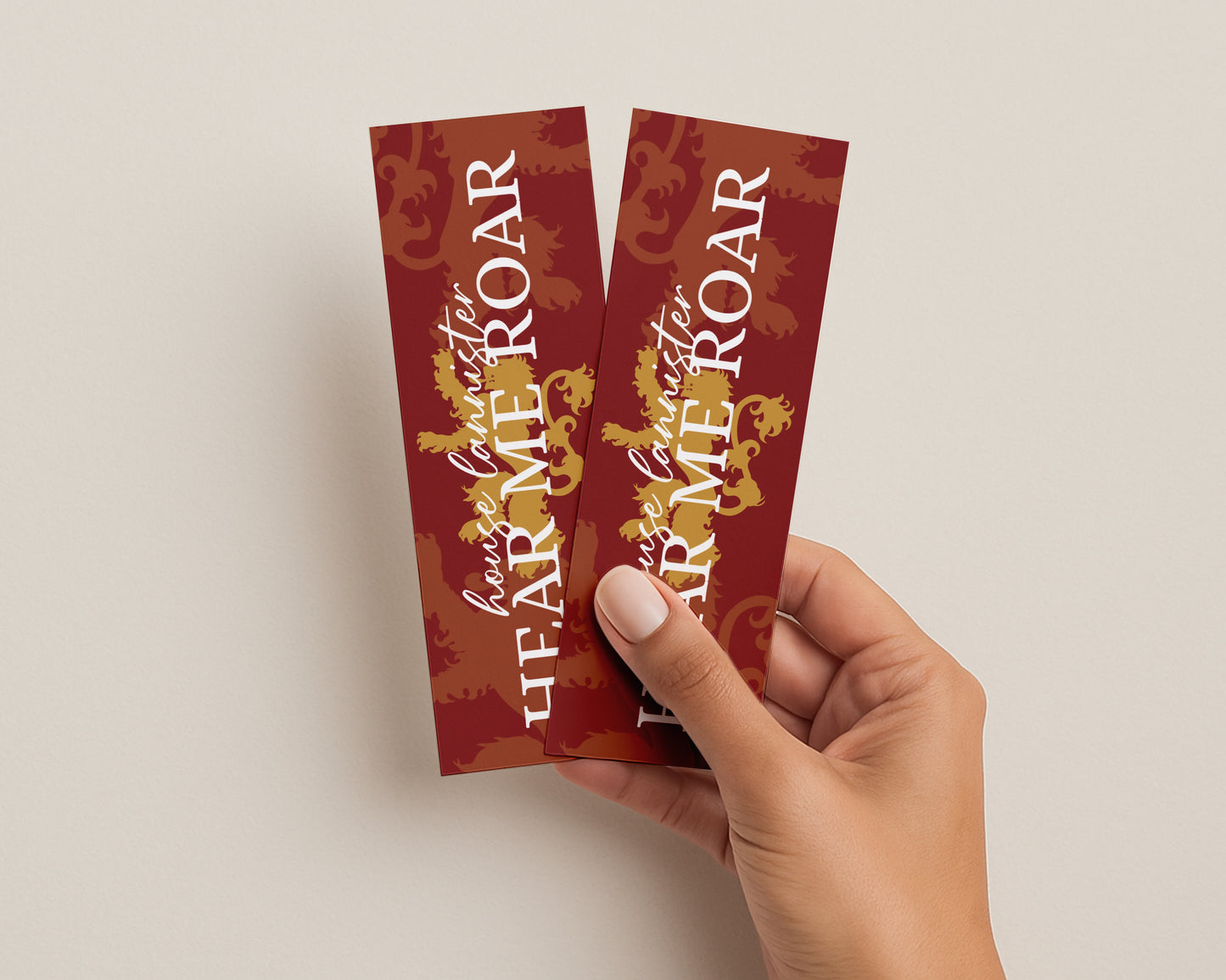 House Lannister Bookmark