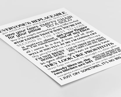 Dance Moms Quotes Print