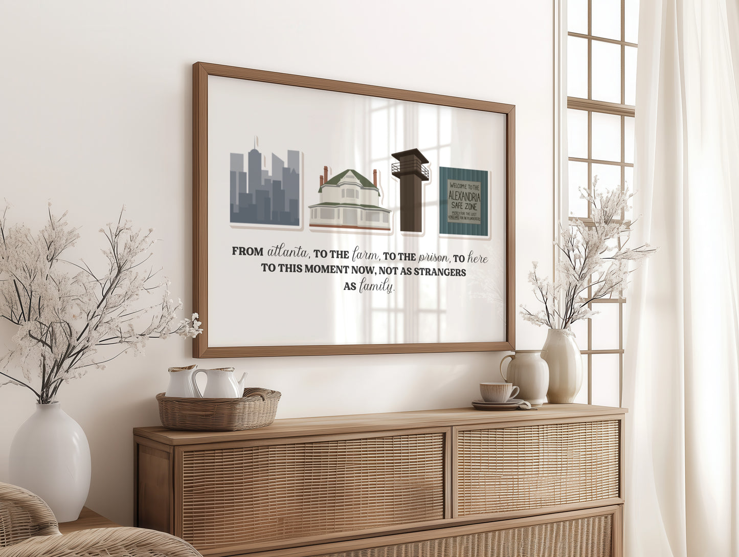 The Walking Dead - Iconic Locations Print