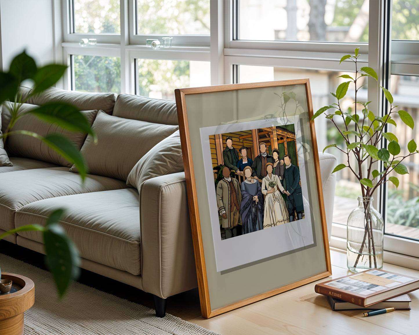 Outlander - MacKenzie/Fraser Wedding Polaroid Print