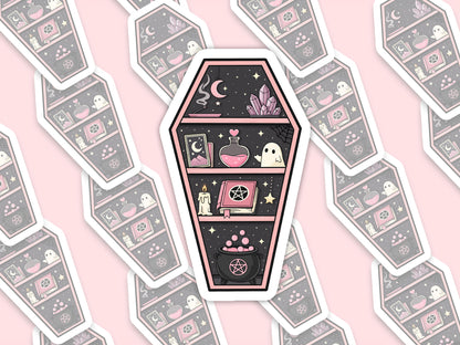 Witchy Bookshelf Sticker