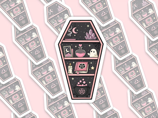 Witchy Bookshelf Sticker