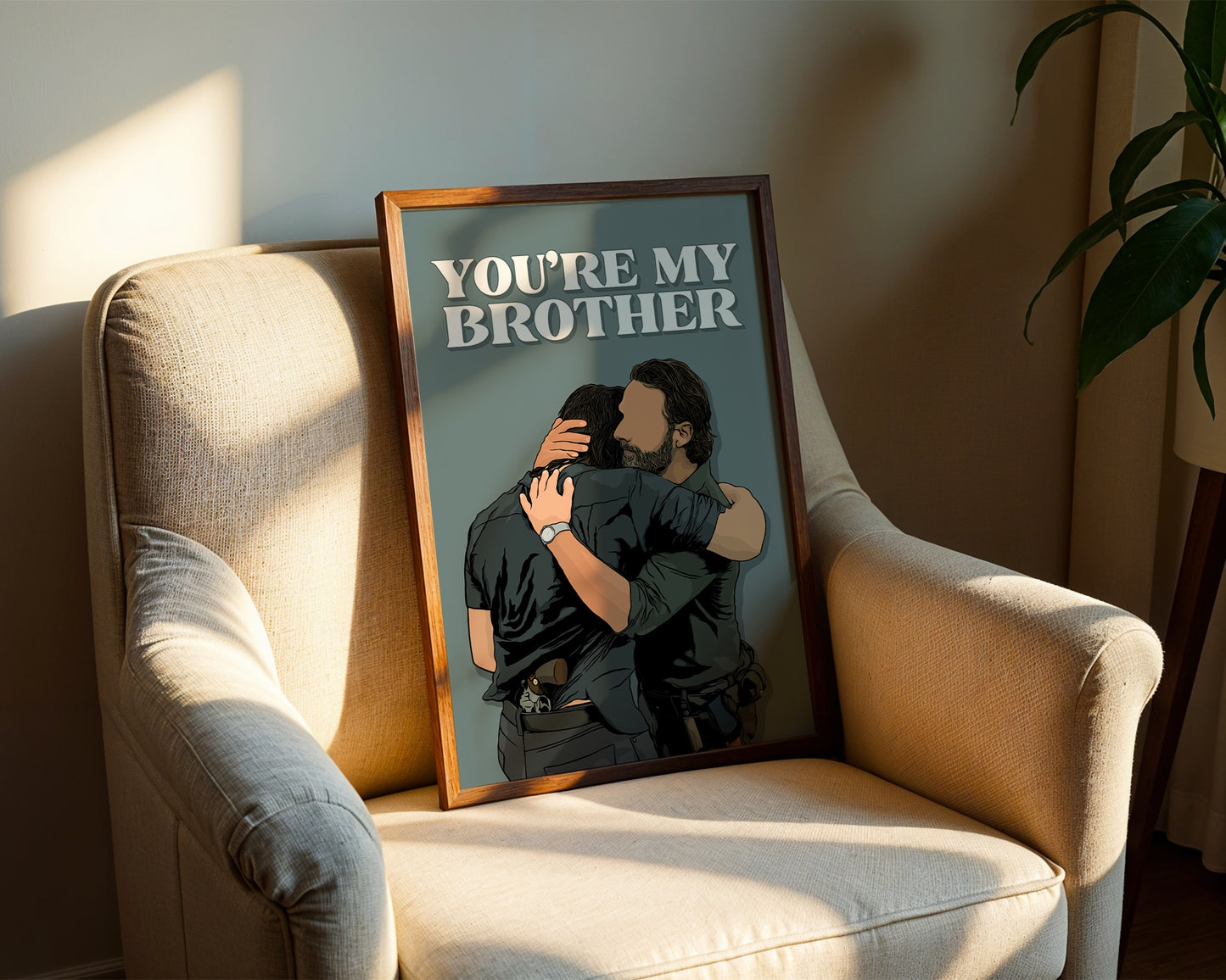The Walking Dead - You’re My Brother Print