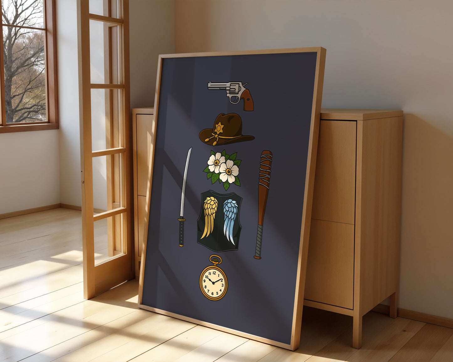 The Walking Dead - Iconic Icons Print