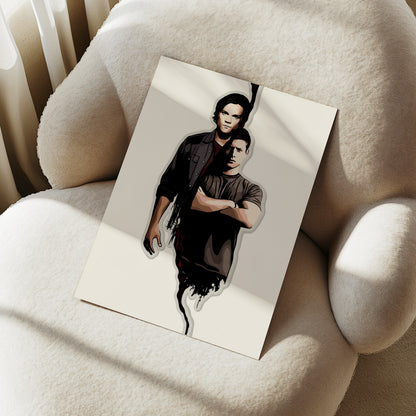 Supernatural - Sam and Dean Winchester Print
