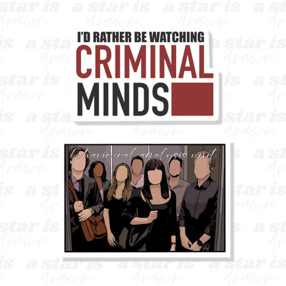 Criminal Minds Stickers