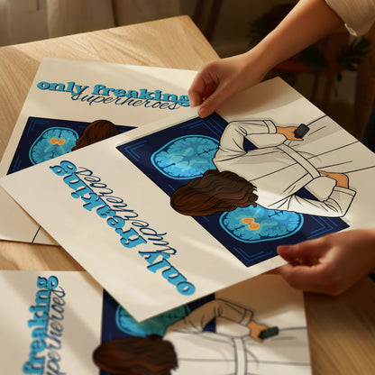 Amelia Shepherd - Only Freaking Superheroes Print