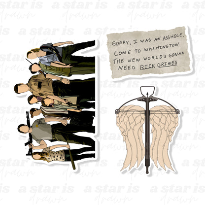 The Walking Dead Stickers