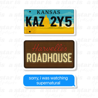 Supernatural Stickers