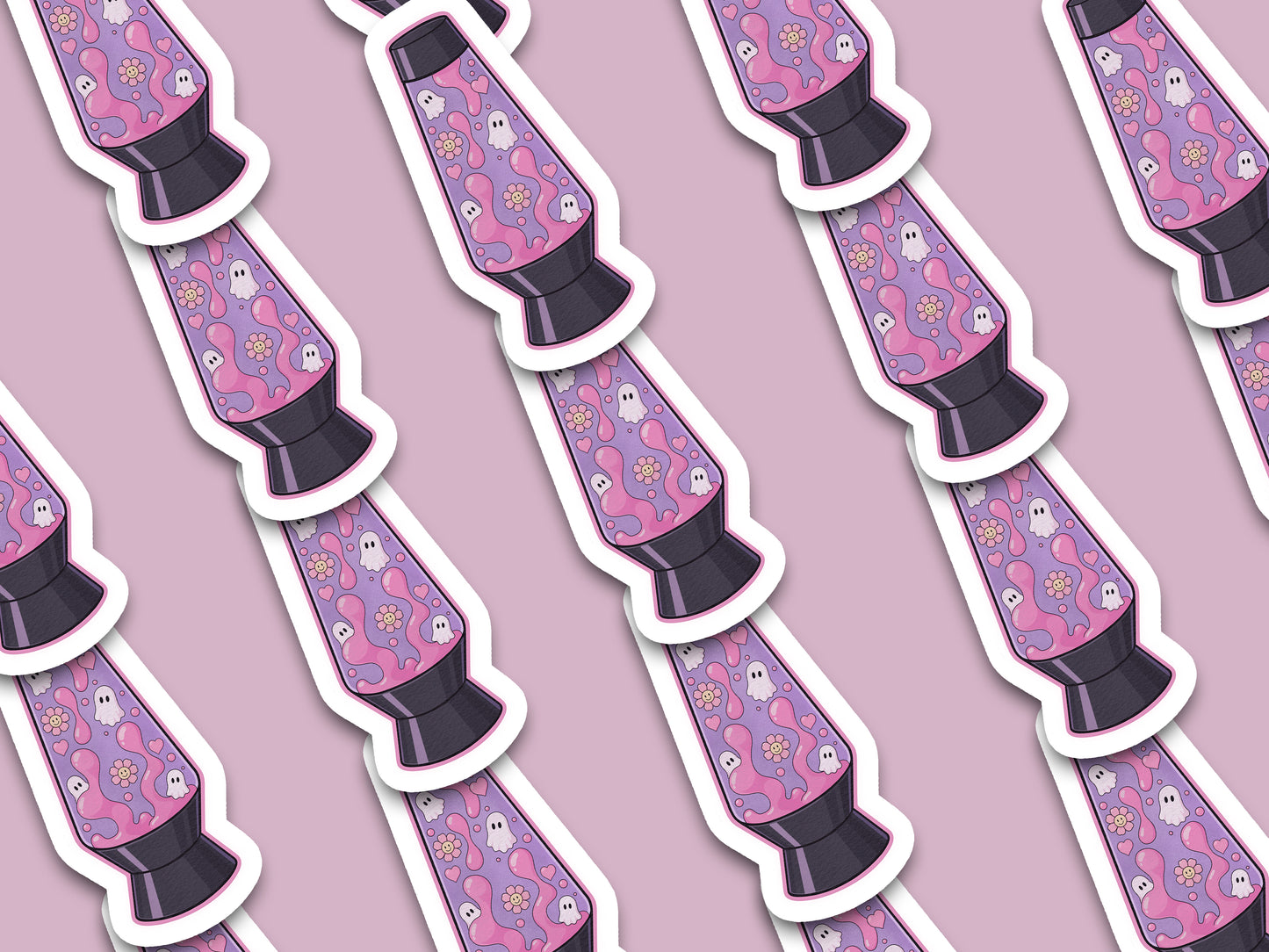 Spooky Lava Lamp Sticker