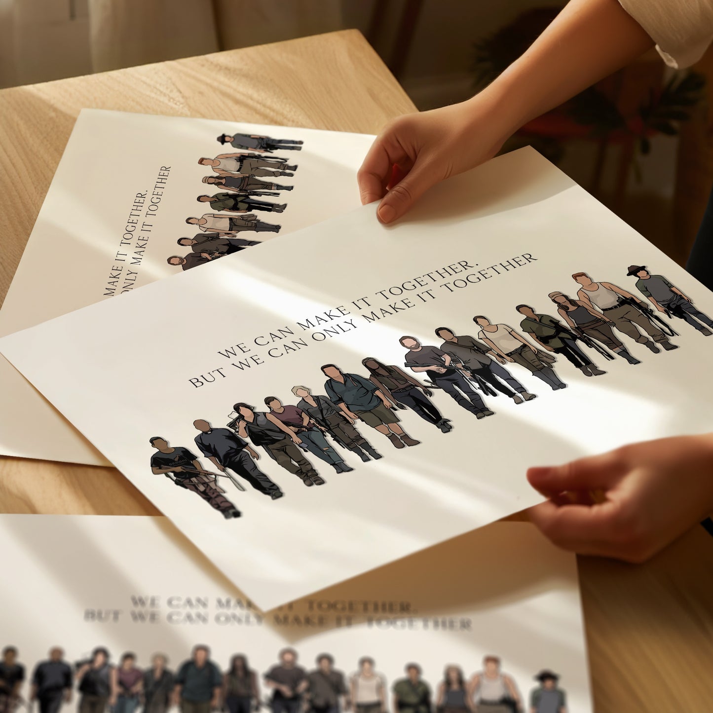The Walking Dead - Make it Together Print
