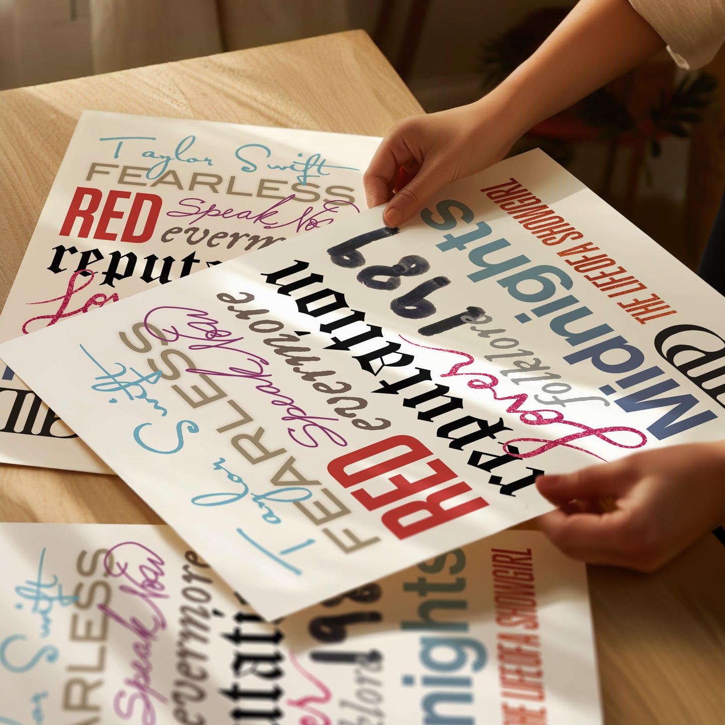 Taylor Swift Albums Print