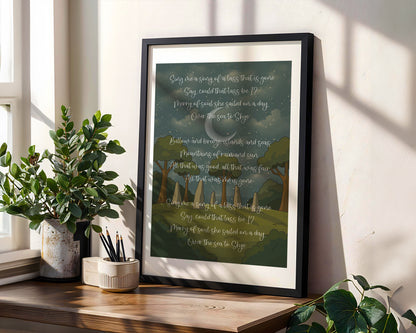Outlander - The Skye Boat Song Print