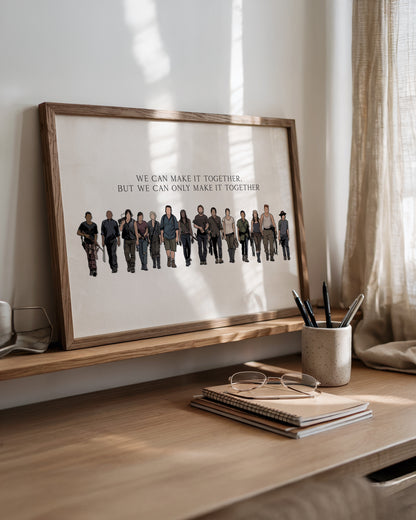 The Walking Dead - Make it Together Print