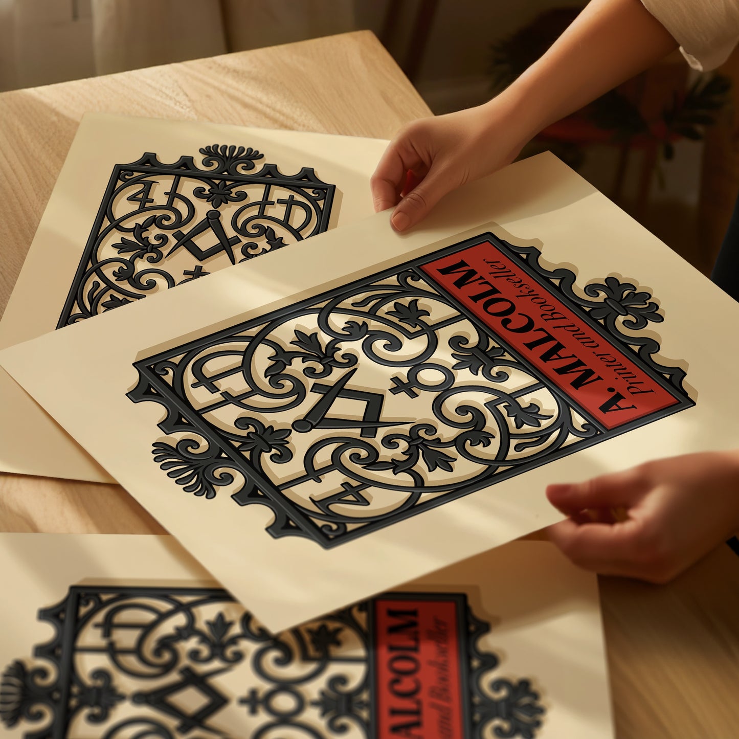 Outlander - A. Malcolm/Jamie’s Shop Print