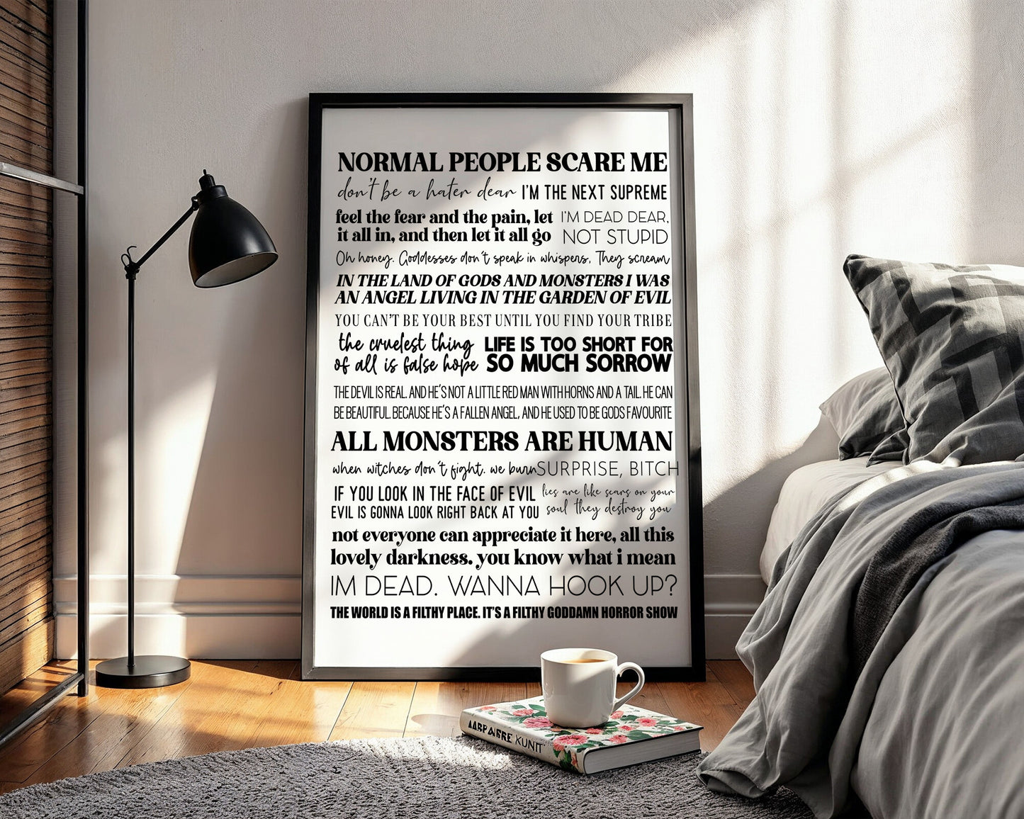 American Horror Story Quotes Print