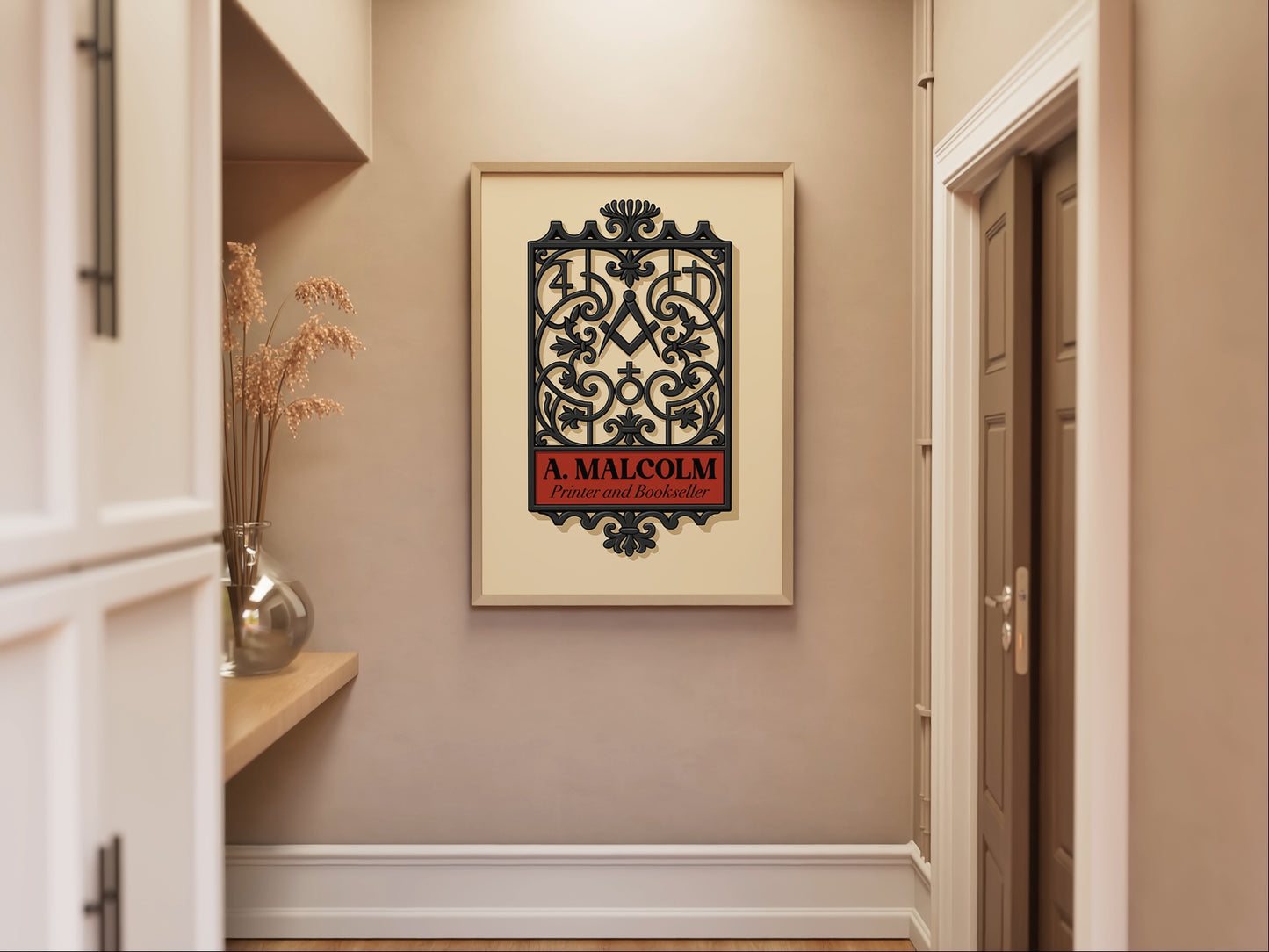 Outlander - A. Malcolm/Jamie’s Shop Print