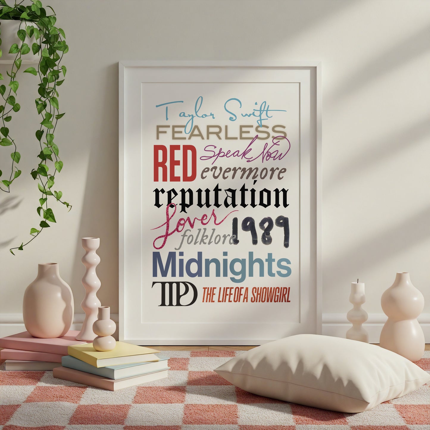 Taylor Swift Albums Print