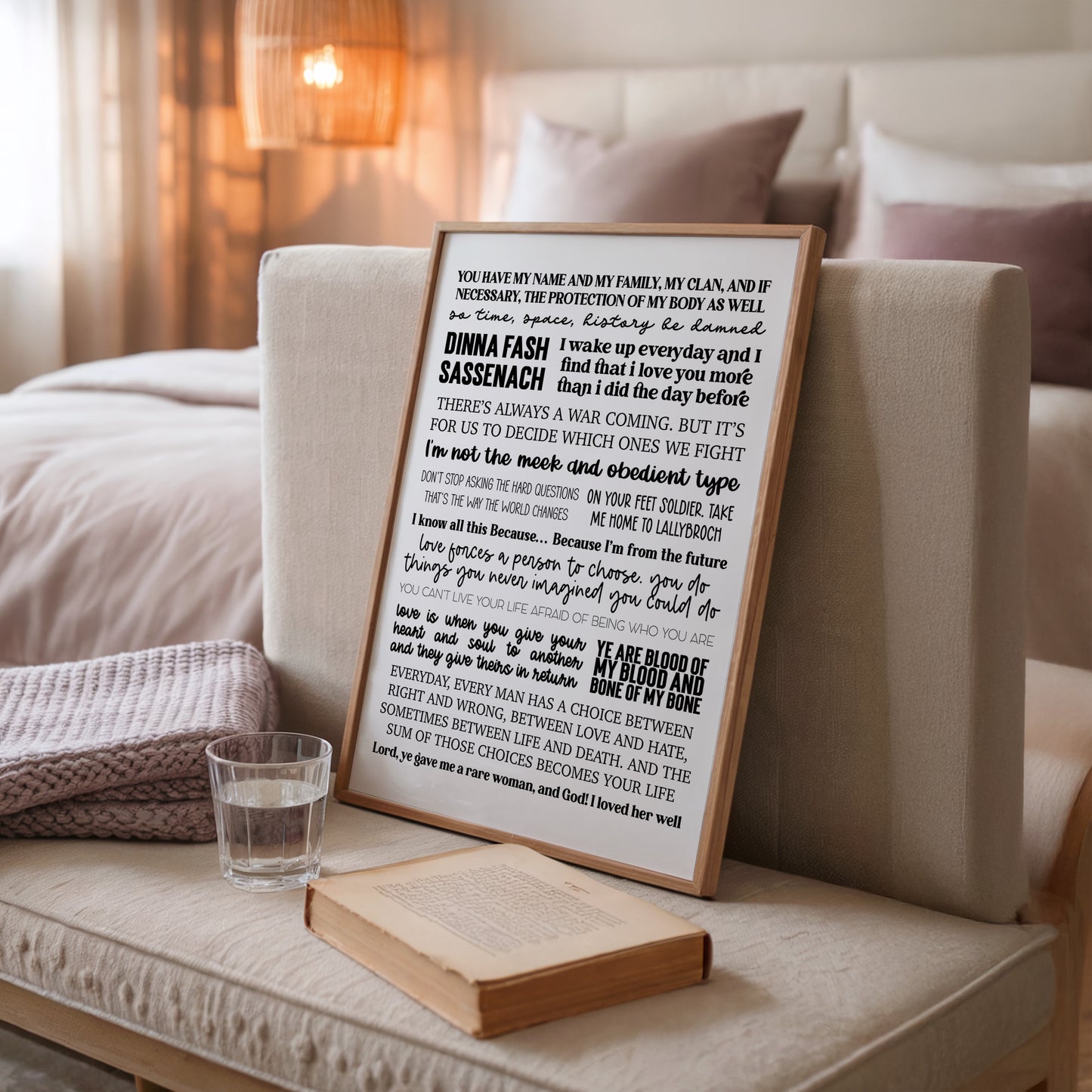 Outlander Quotes Print