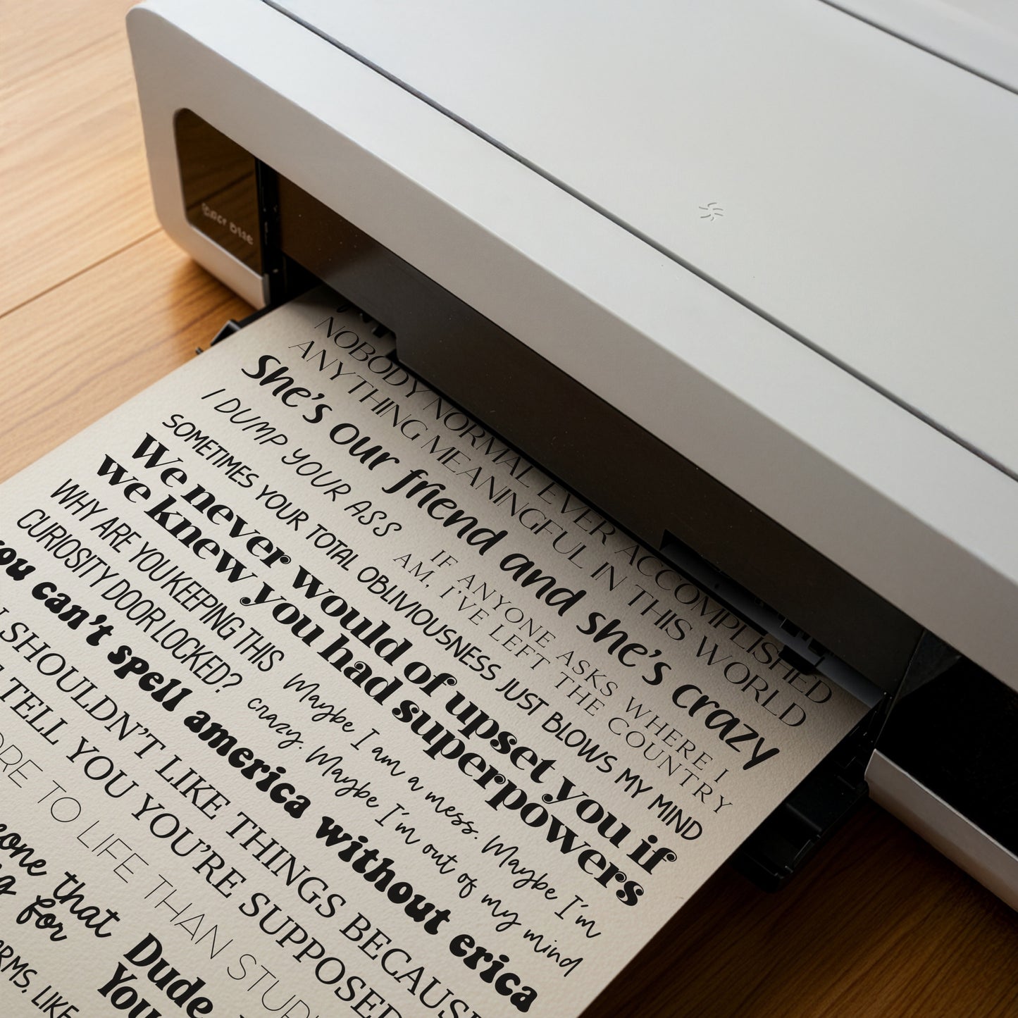 Stranger Things Quotes Print