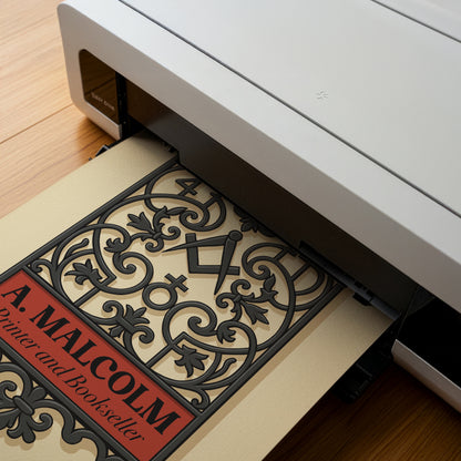 Outlander - A. Malcolm/Jamie’s Shop Print
