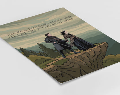 Outlander - A Thousand Kisses Print